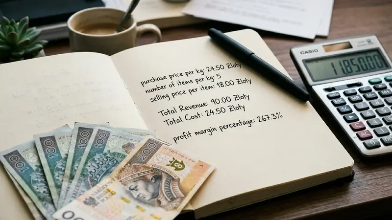 Kalkulator marży odzież używana - od ceny za kg do zysku