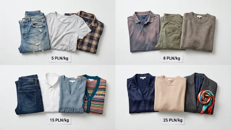 Tabela cen odzieży używane za kg 2026 - cream mix premium